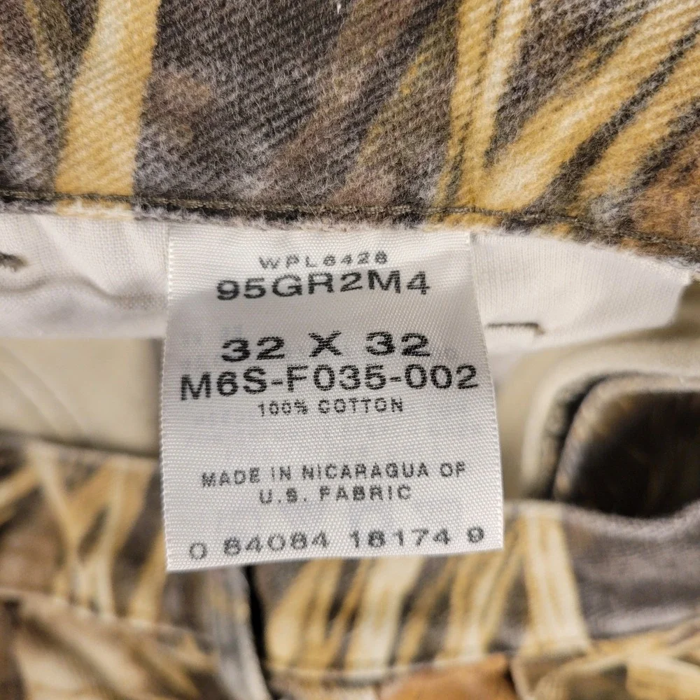 Wrangler Pants Mens 32x32 Camo Cargo Relaxed Straight Advantage Max4 HD Hunting